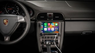 The updated PCCM infotainment unit in a Porsche 911