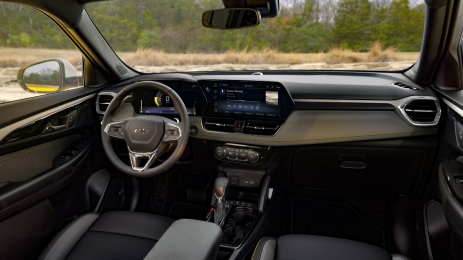 The cabin of the 2024 Chevrolet Trailblazer