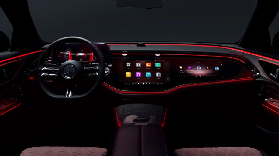 The interior of the 2024 Mercedes-Benz E-Class 