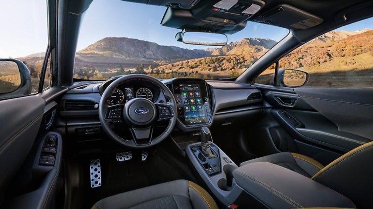 The interior of the 2024 Subaru Crosstrek