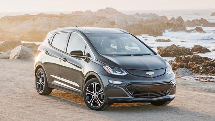 2018 Chevrolet Bolt in grey.