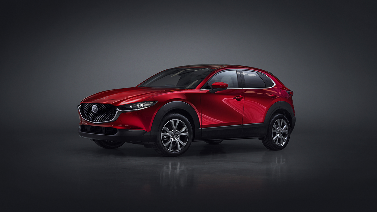 2023 Mazda CX 30 in red.