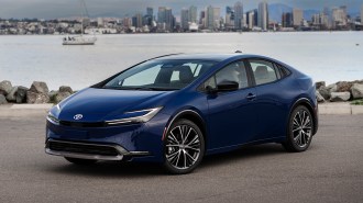 2023 Toyota Prius in blue
