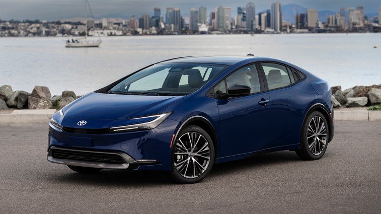 2023 Toyota Prius in blue