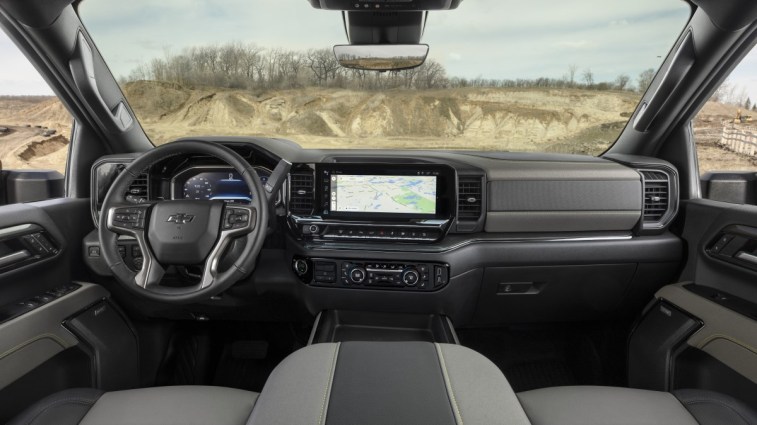 The interior of the 2024 Chevrolet Silverado HD ZR2