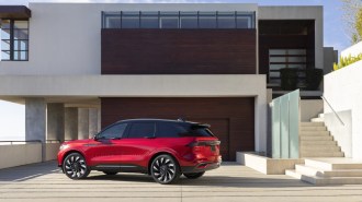The 2024 Lincoln Nautilus seen from a rear quarter angle