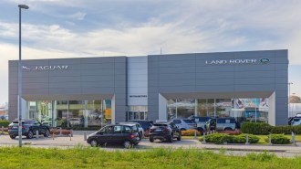 A Jaguar Land Rover dealership