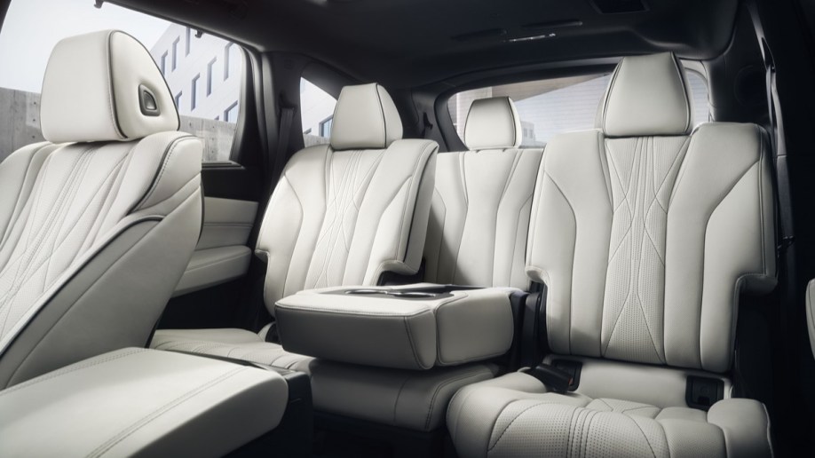 The rear seats of the Acura MDX