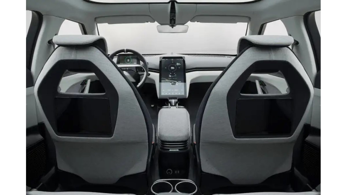 The interior of the NEVS Emily GT prototype
