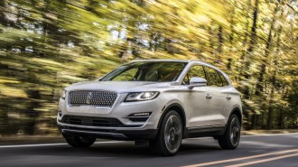 the 2019 Lincoln MKC seen from a front quarter angle