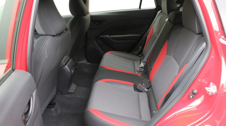 Red 2024 Subaru Impreza RS hatchback