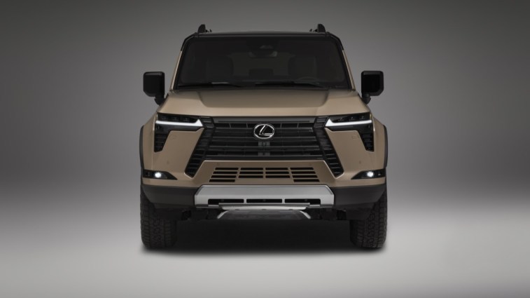 The 2024 Lexus GX seen from the front