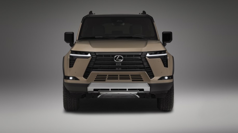 The 2024 Lexus GX seen from the front