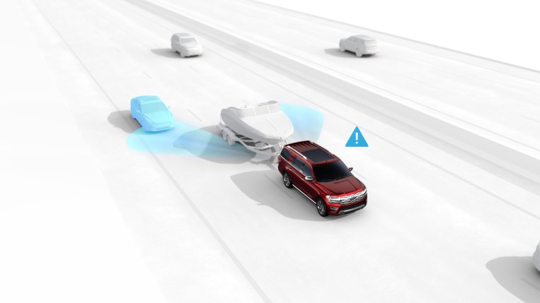 Ford Expedition towing blind-spot system