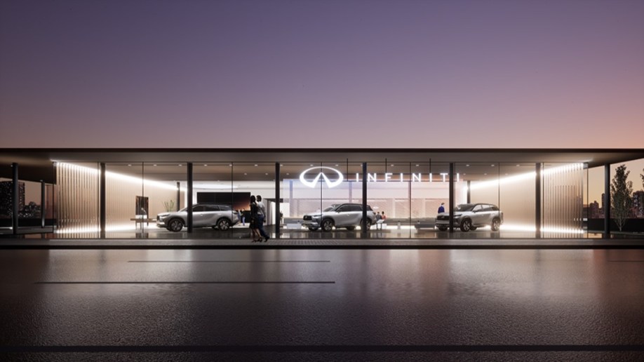 An Infiniti design plan for new dealerships