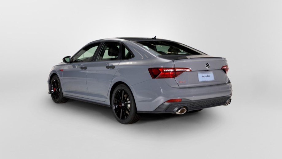 The 2024 Volkswagen Jetta GLI 40th Anniversary Edition seen from a rear quarter angle