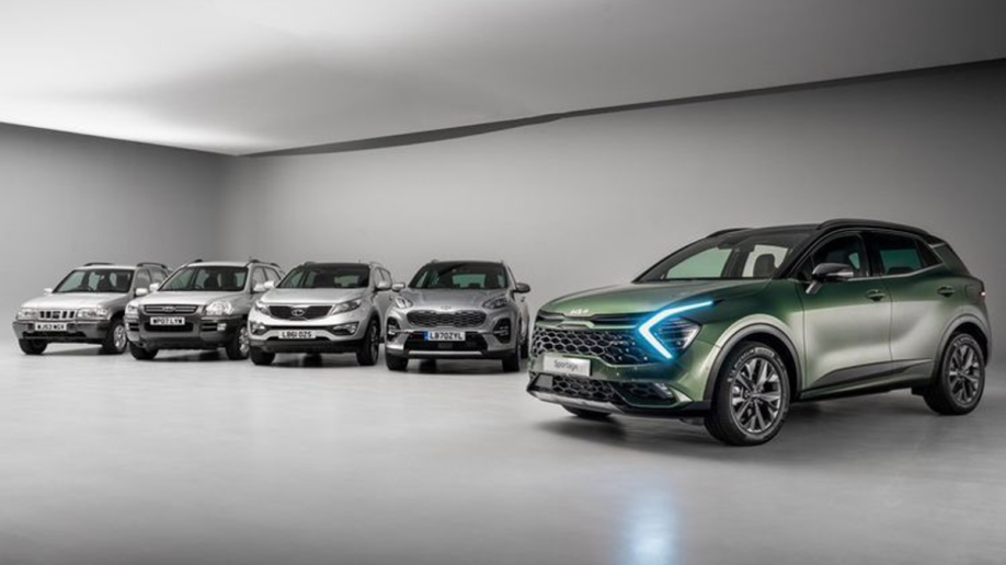 Every generation of Kia Sportage as of 2023