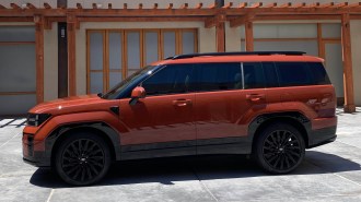 2024 Hyundai Santa Fe debut in Santa Fe, New Mexico.