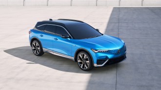 The 2024 Acura ZDX seen from overhead