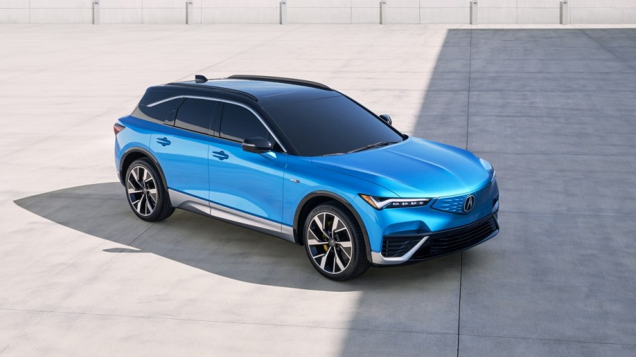 The 2024 Acura ZDX seen from overhead