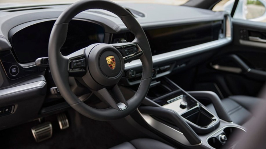 The interior of the 2024 Porsche Cayenne Turbo E-Hybrid