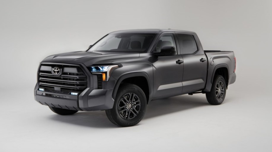 The 2024 Toyota Tundra seen from a front quarter angle