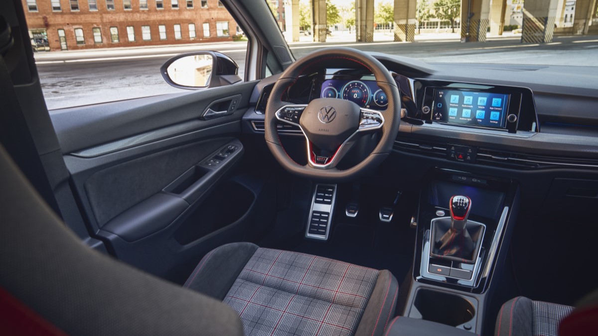 The interior of the 2024 Volkswagen GTI 380