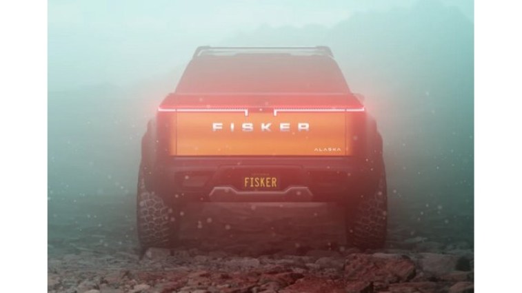 The Fisker Alaska concept seen from the rear