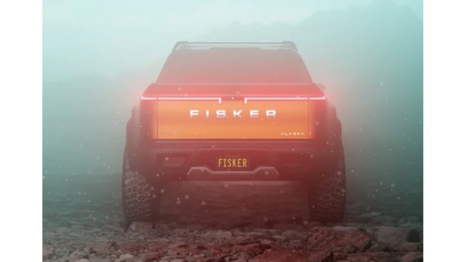 The Fisker Alaska concept seen from the rear