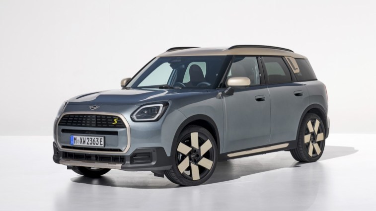 The 2025 Mini Countryman seen from a front quarter angle