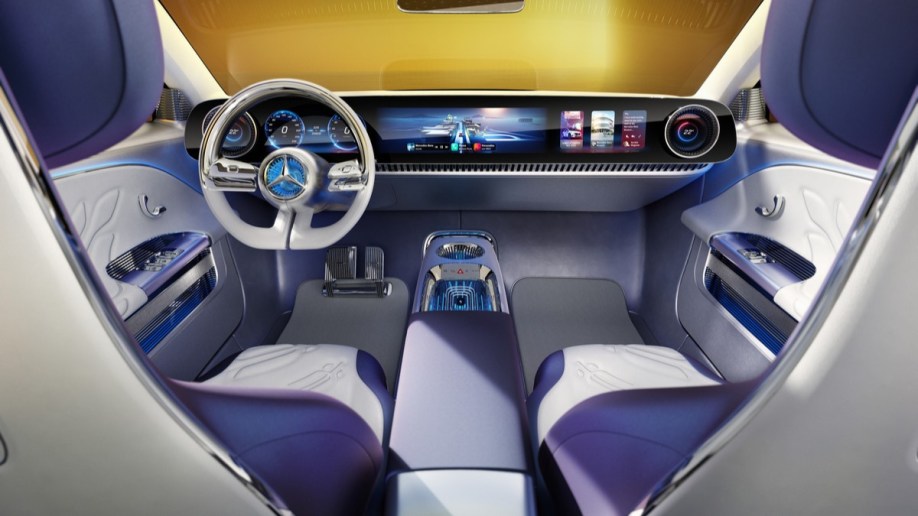 The interior of the Mercedes-Benz Concept CLA-Class