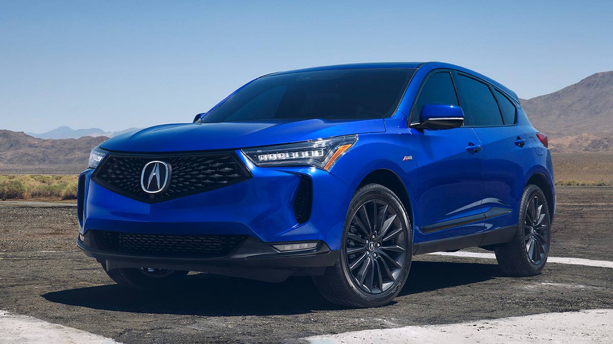 The 2024 Acura RDX seen from a front quarter angle