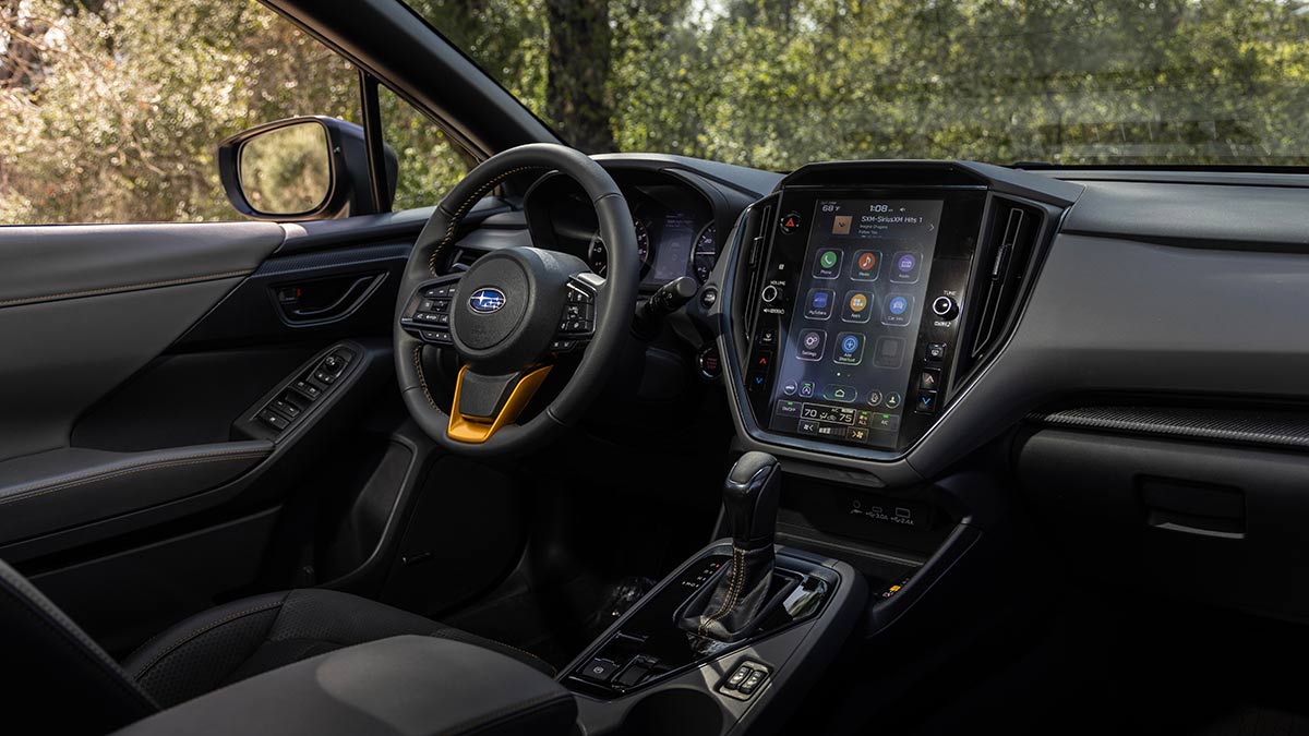 The 2024 Subaru Crosstrek Wilderness interior.