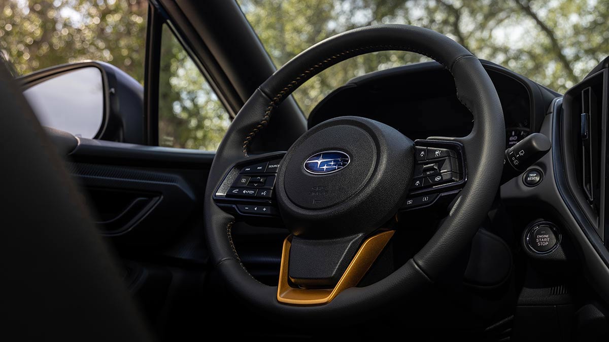 The 2024 Subaru Crosstrek Wilderness in blue.
