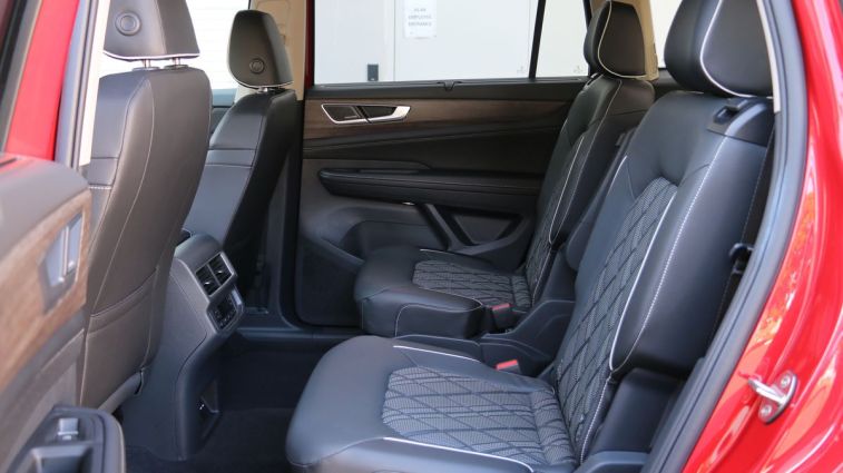 2024 Volkswagen Atlas SEL second row seats.