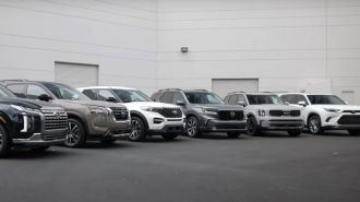 A group of midsize SUVs from the 2023 model year