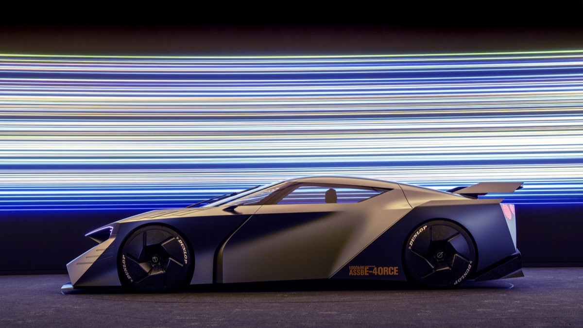 The Nissan Hyper Force Concept seen in profile