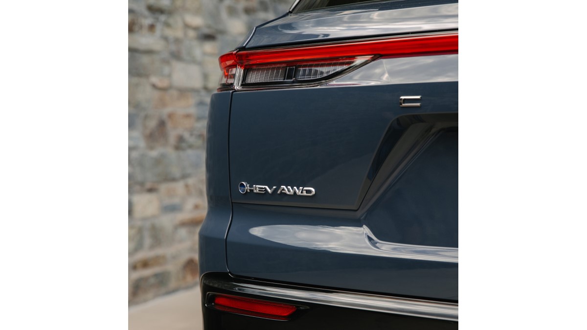 A teaser photo showing an upcoming Toyota SUV believed to be the Crown Estate 