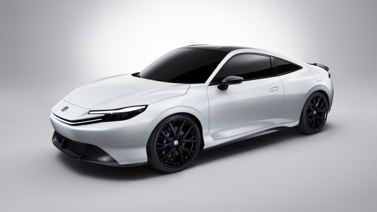 The Honda Prelude Concept seen from a front quarter angle
