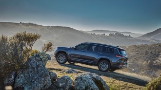 The 2024 Jeep Grand Cherokee L seen in profile