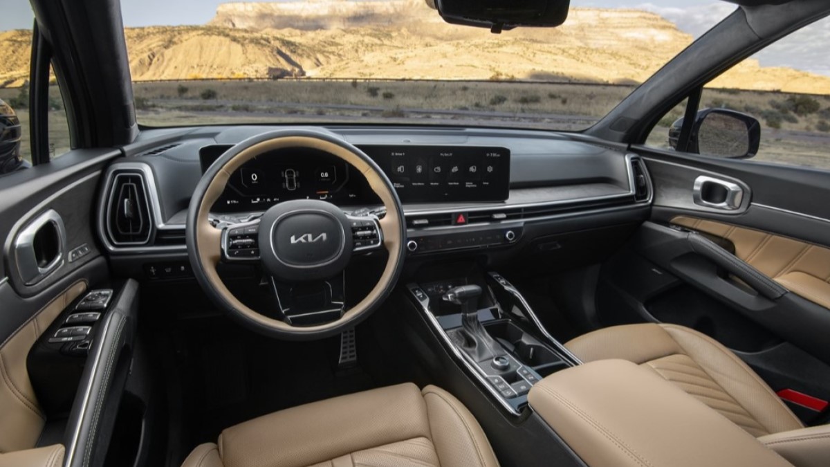 The interior of the 2024 Kia Sorento