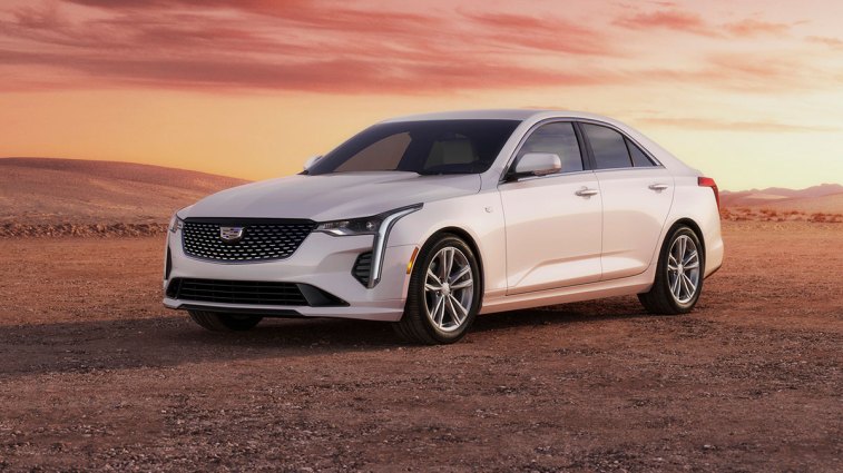 2024 Cadillac CT4 in Crystal White Tricoat