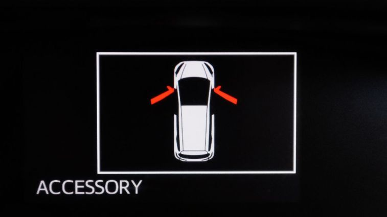 Door ajar icon.