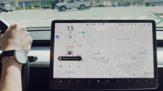 A Tesla driver uses Autopilot