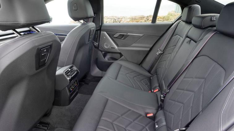 2024 BMW i5 rear seats.