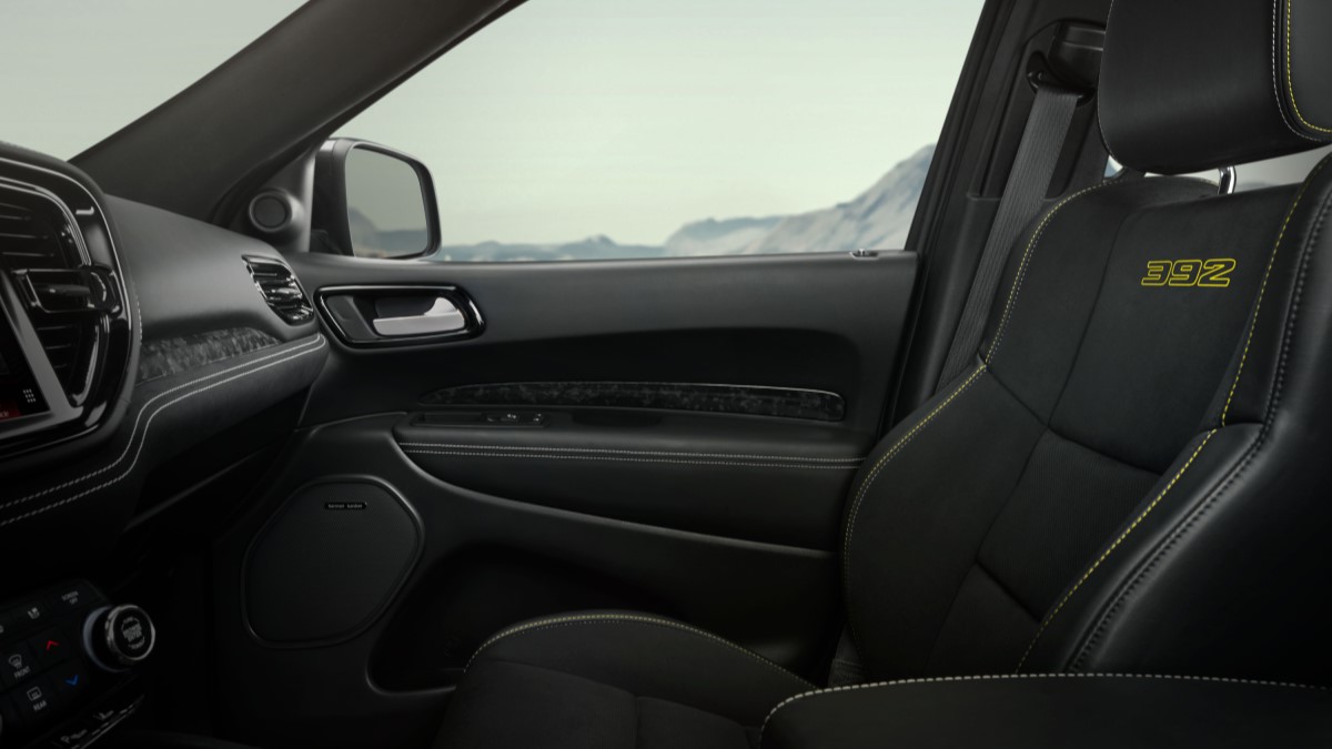 The interior of the Dodge Durango SRT 392 AlcHEMI special edition