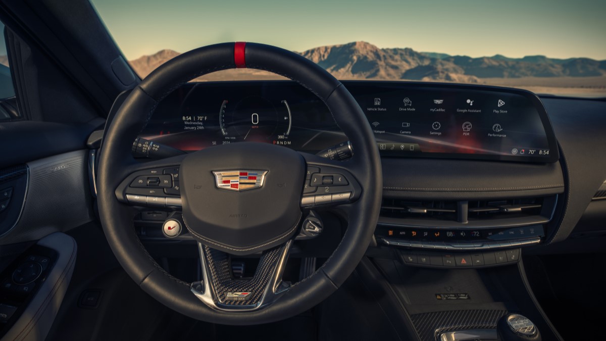 The interior of the 2025 Cadillac CT5-V Blackwing