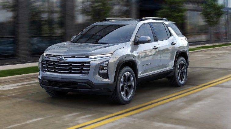 The 2025 Chevrolet Equinox seen from a front quarter angle
