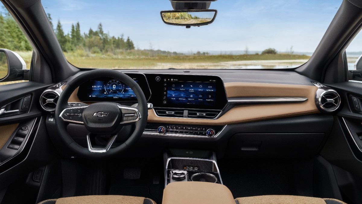 The interior of the 2025 Chevrolet Equinox