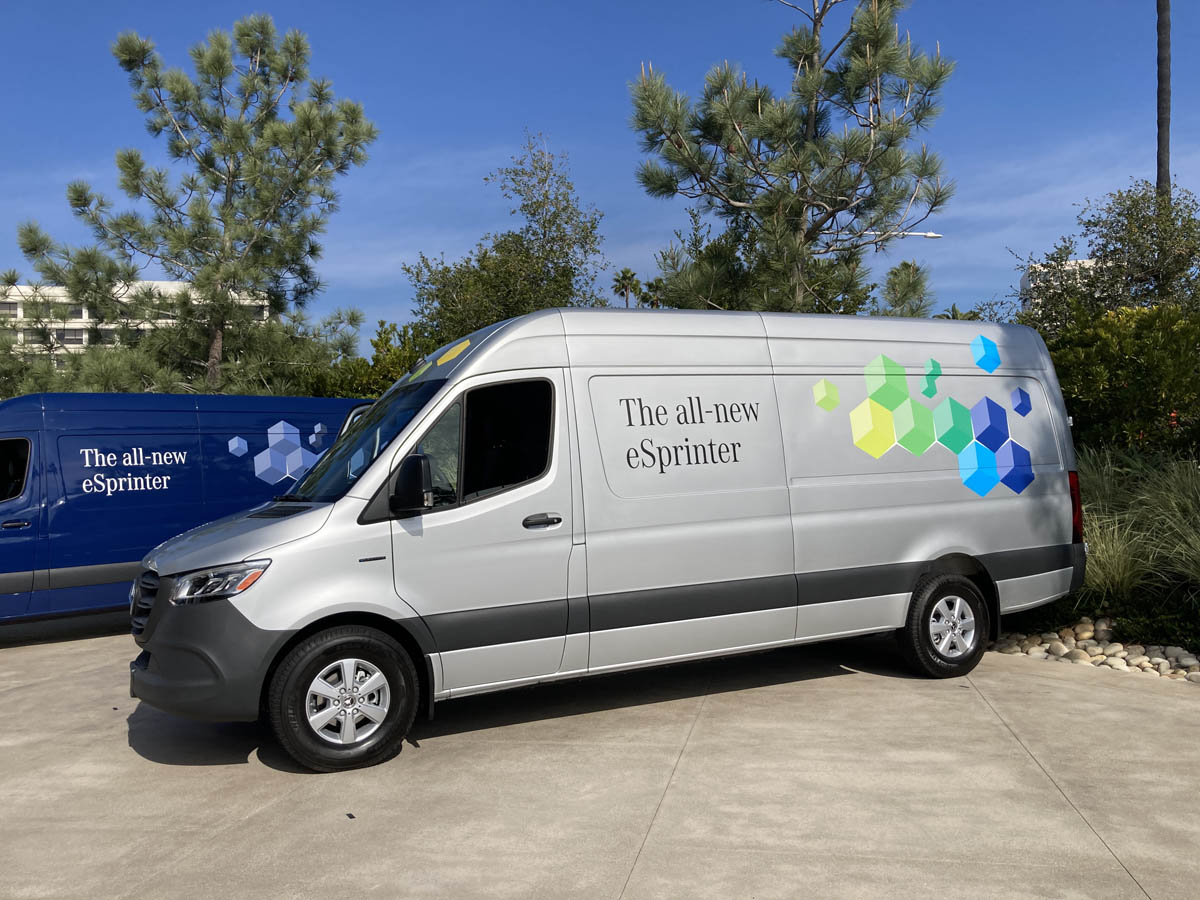 2024 Mercedes-Benz eSprinter electric van.